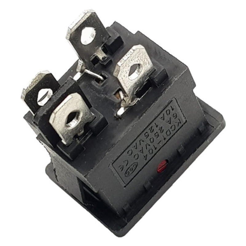 Công tắc bập bênh 4 chân có đèn KCD1-104