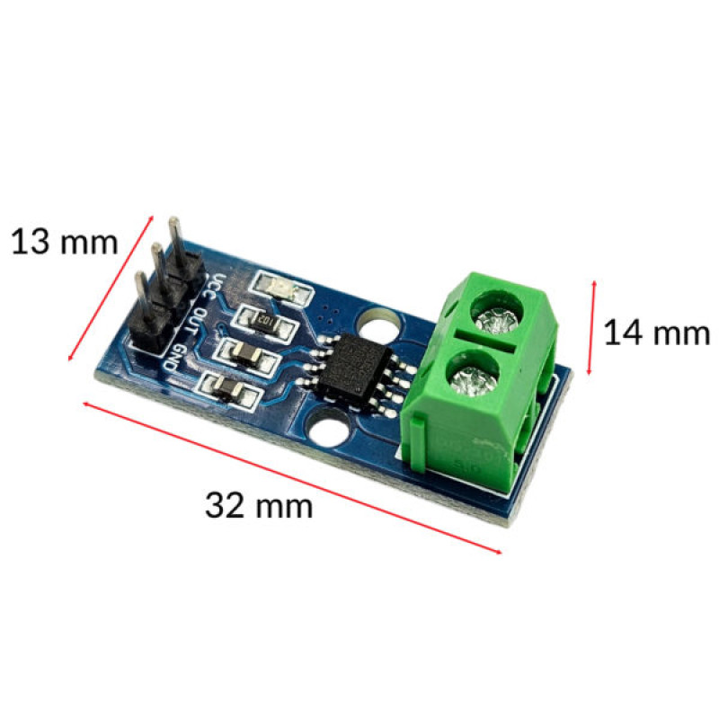 Cảm Biến Dòng Điện Hall ACS712