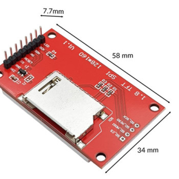 Màn hình LCD TFT 1.8 inch ST7735 giao tiếp SPI Màn hình LCD TFT 1.8 inch ST7735 giao tiếp SPI