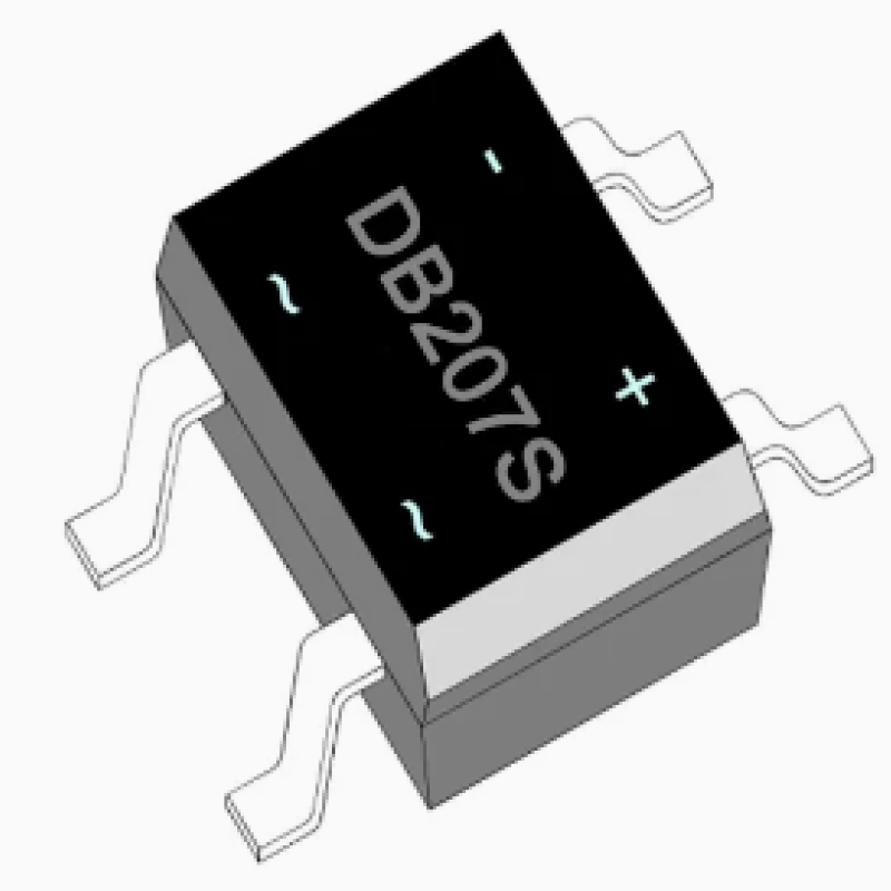 Cầu Diode Dán 2A 1000V DB207S