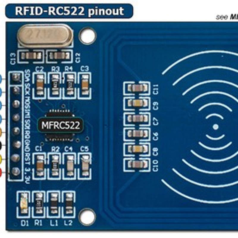 Mạch RFID RC522 NFC 13.56Mhz