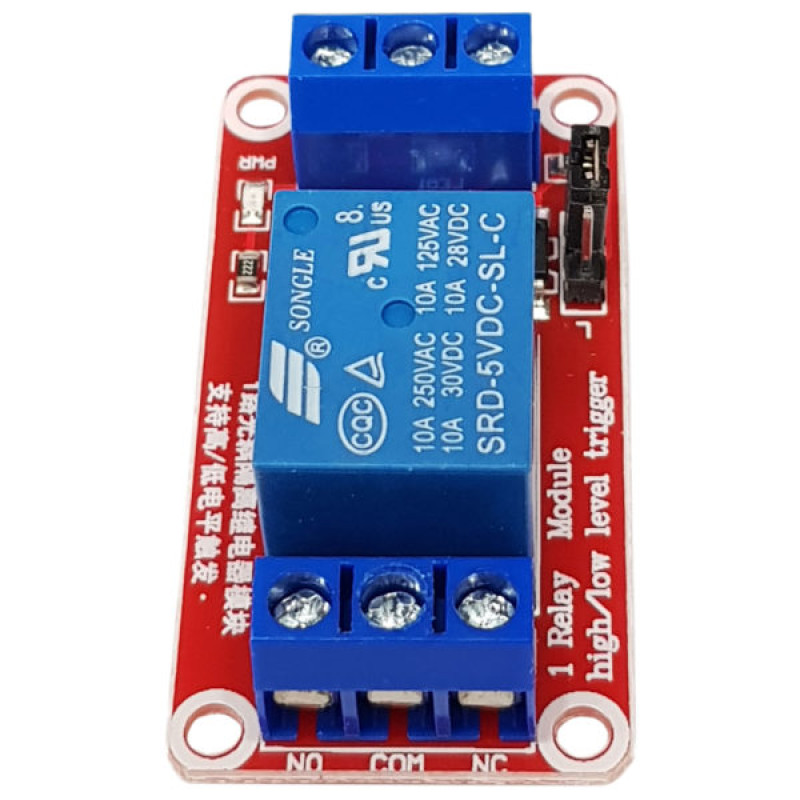 Module Relay 5V 1 Kênh Có Opto Cách Ly Kích Mức Cao - Thấp