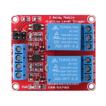 Module Relay 5V 2 Kênh Có Opto Cách Ly Kích Mức Cao - Thấp