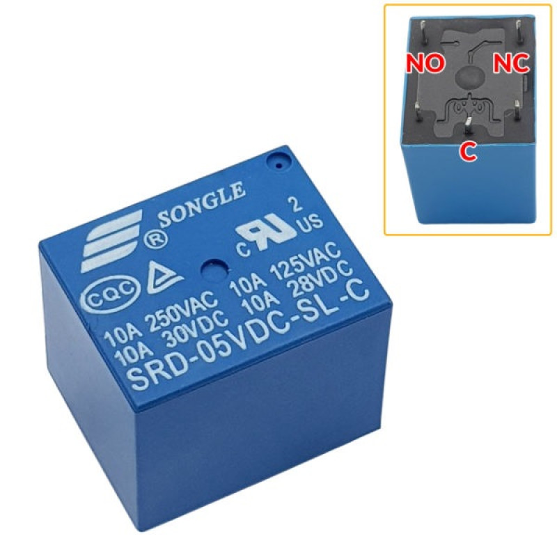 Relay 5VDC SRD 5 chân Relay 5VDC SRD 5 chân