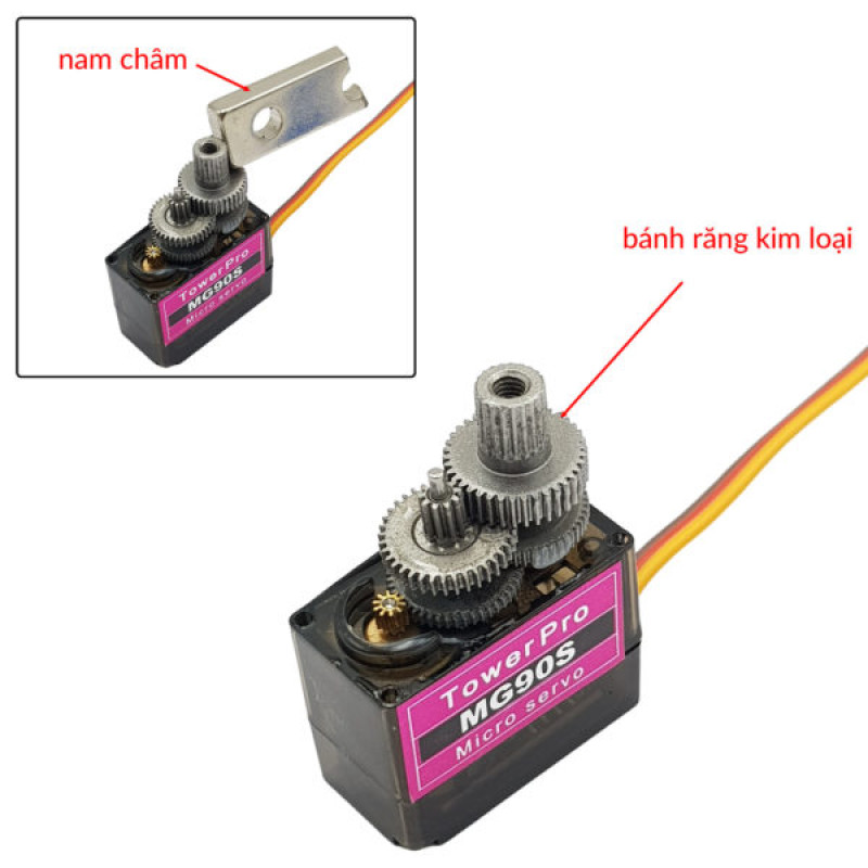 Động cơ Servo MG90S 360 độ