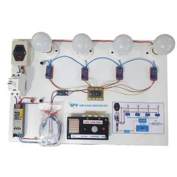 Bộ Thiết Bị Lắp Đặt Mạch Điện Điều Khiển Thiết Bị Điện Dựa Trên Vi Điều Khiển